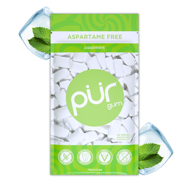 Mint & Gum PÜR Coolmint, Aspartame Free, 100% Xylitol Natural Flavored Gum hero