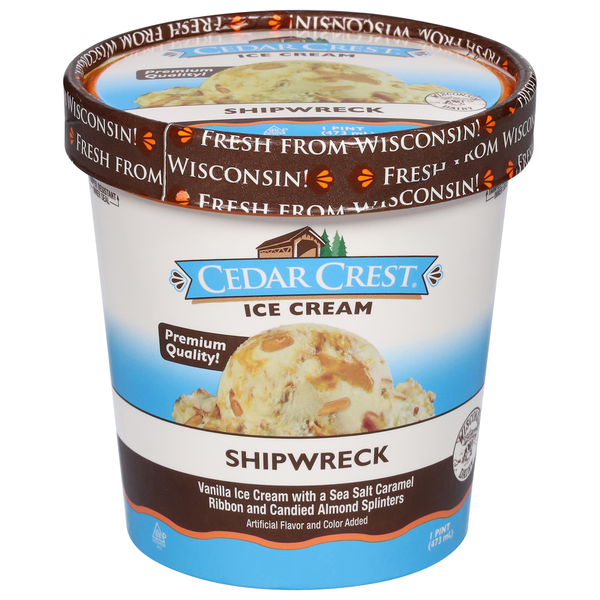 Ice Cream & Ice Cedar Crest Ice Cream, Shipwreck hero