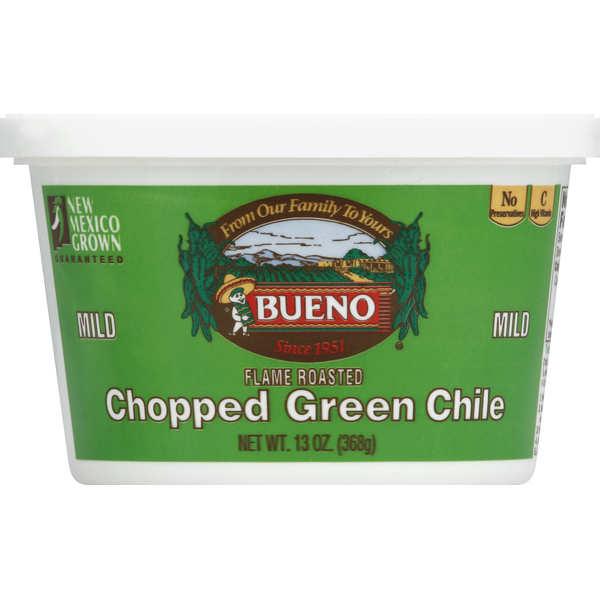 Frozen Produce Bueno Foods Green Chile, Chopped, Mild hero