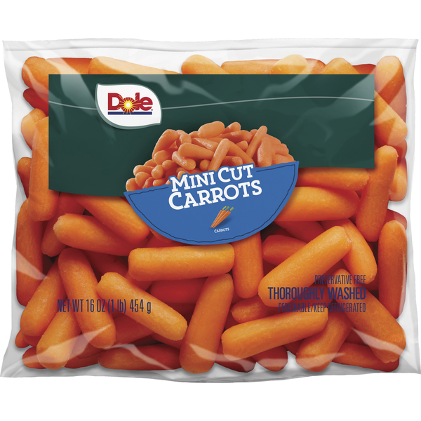 Fresh Vegetables Dole Carrots, Mini Cut hero