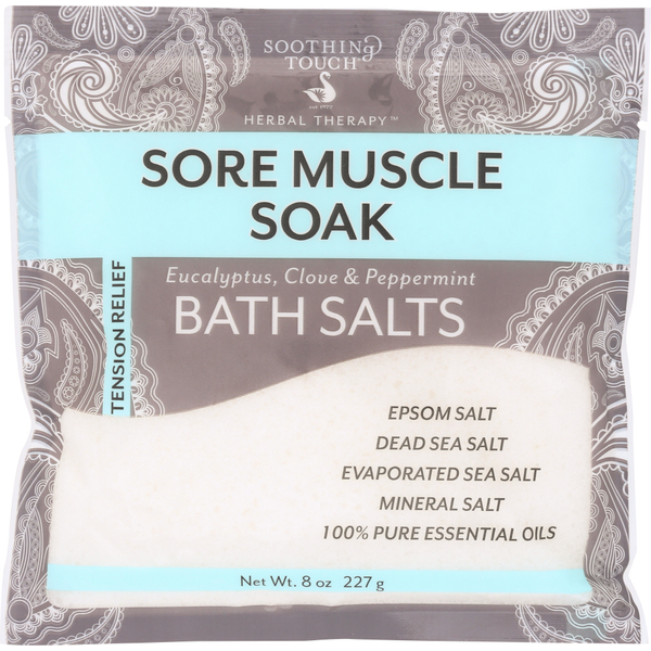 Beauty Soothing Touch Sore Muscle Soak Bath Salts Pouch hero