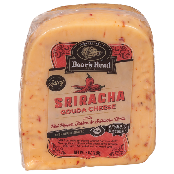 Boar's Head Sriracha Gouda Cheese hero