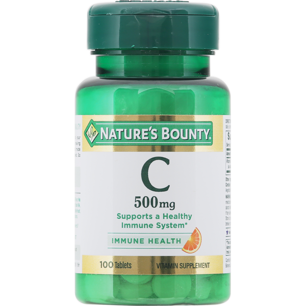 Vitamins & Supplements Nature's Bounty Vitamin C Tablets hero