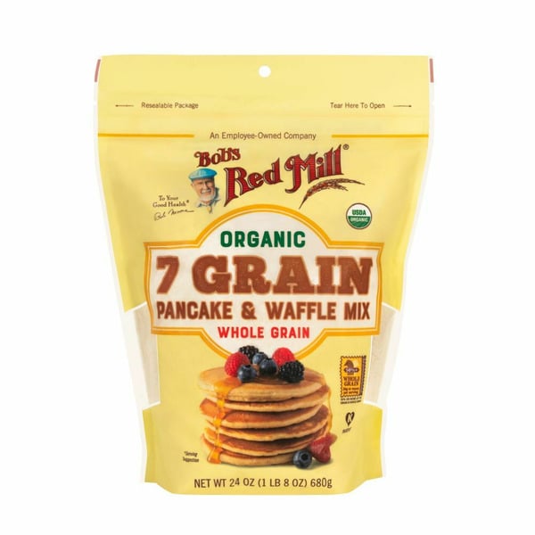 Hot Cereal & Pancake Mixes Bob's Red Mill 7 Grain Pancake & Waffle Mix, Organic hero