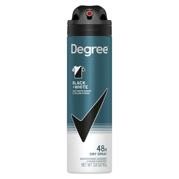 Deodorants Degree Antiperspirant Deodorant Dry Spray Black + White hero