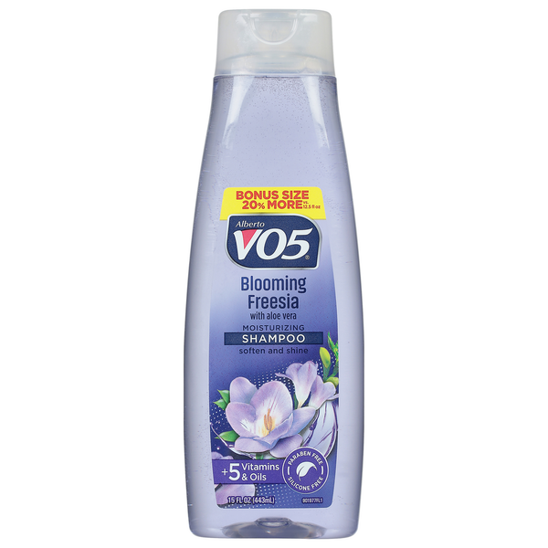 Hair Care VO5 Shampoo, Blooming Freesia, Moisturizing, Bonus Size hero