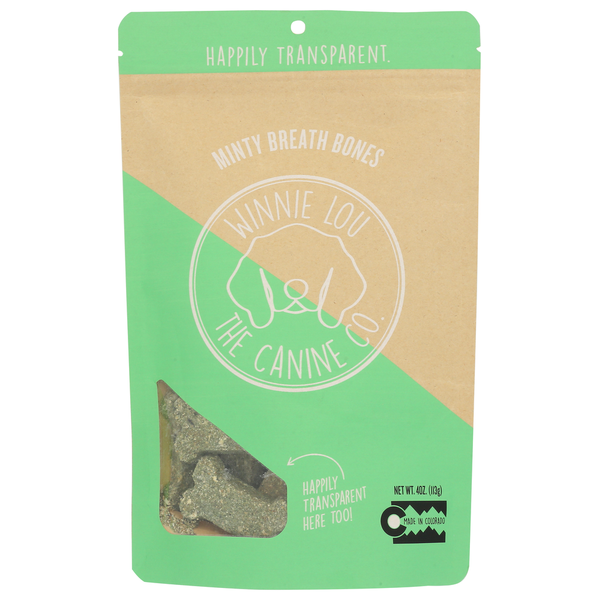 Dog Food & Care Winni Lou - The Canine Co. Breath Bones Minty hero