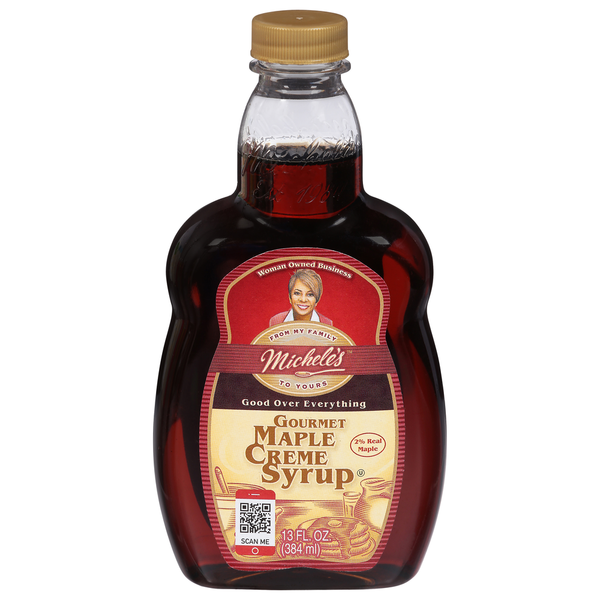 Honeys, Syrups & Nectars Michele's Syrup, Maple Creme, Gourmet hero