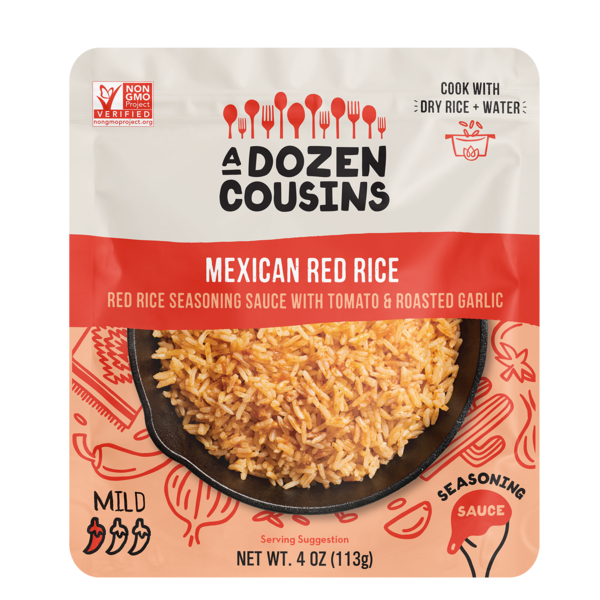 A Dozen Cousins Mexican Red Rice Seasoning Sauce hero