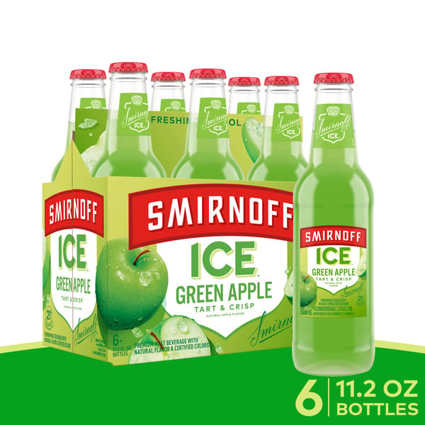 Beers & Coolers Smirnoff Ice Green Apple hero