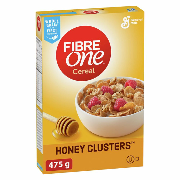 Cereal Fiber One Breakfast Cereal, Honey Clusters, High Fibre and Whole Grains hero