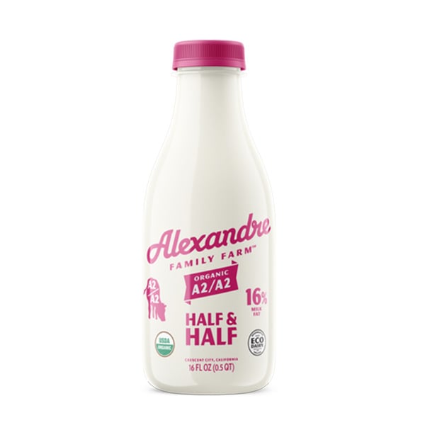 Dairy & Eggs Alexandre Family Farm Certified Regenerative Organic A2/A2 Half & Half hero