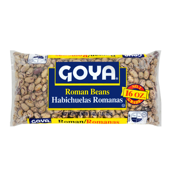 Grains, Rice & Dried Goods Goya Roman Beans, Dry hero