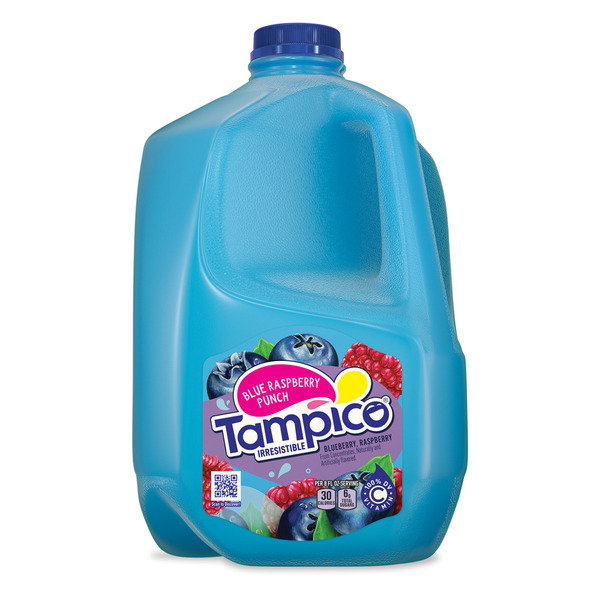 Juice & Nectars Tampico Blue Raspberry Fruit Punch, Juice Drink hero