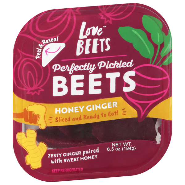 Packaged Vegetables & Fruits Love Beets Beets, Honey Ginger hero