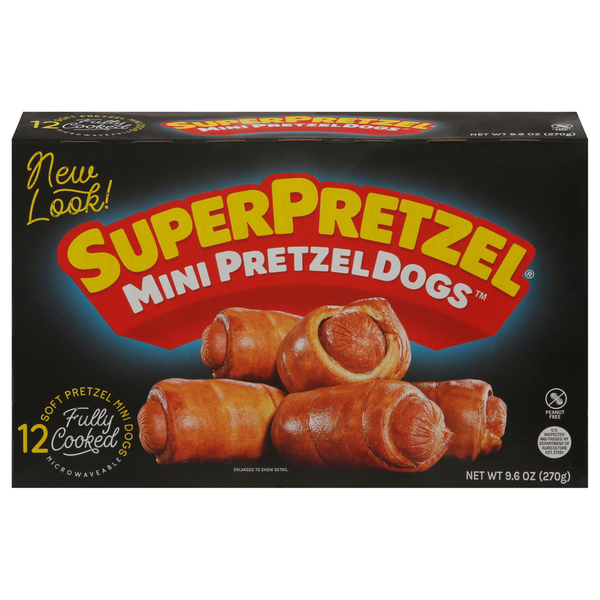 Frozen Appetizers & Sides SUPERPRETZEL Mini PretzelDogs hero