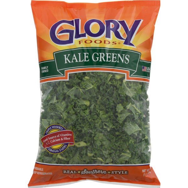 Packaged Vegetables & Fruits Glory Foods Kale Greens hero