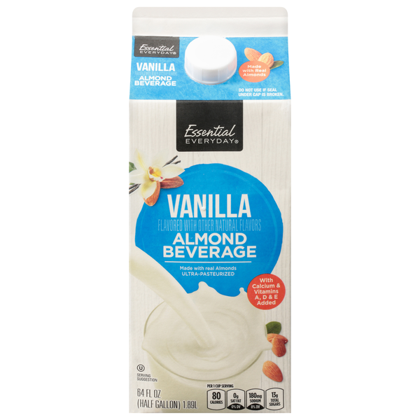 Soy & Lactose-Free Essential Everyday Almond Beverage, Vanilla hero