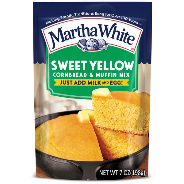 Holiday Items Martha White Sweet Yellow Cornbread Mix hero