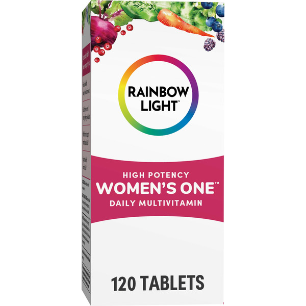 Vitamins & Supplements Rainbow Light Women’s One High Potency Daily Multivitamin, Vegetarian, Gluten Free hero