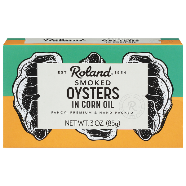 Canned Meat & Seafood Roland Foods Premium Smoked Oysters hero