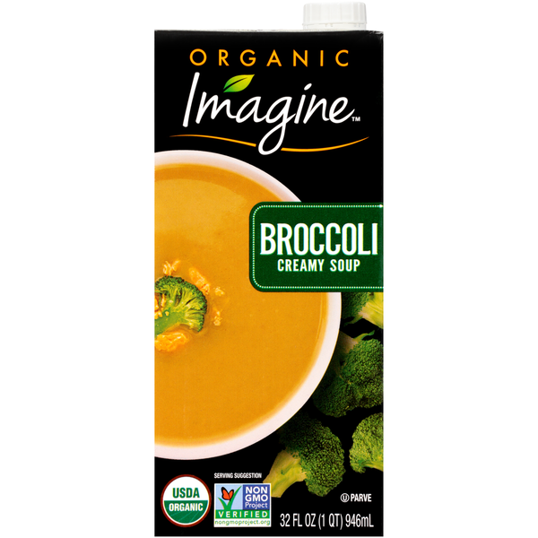 Soup, Broth & Bouillon Imagine Organic Broccoli Creamy Soup hero