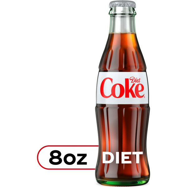 Soft Drinks Diet Coke Diet Cola Soda Glass Bottle hero