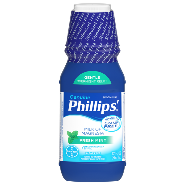 Digestion Phillips' Milk of Magnesia, Sugar Free, Fresh Mint hero