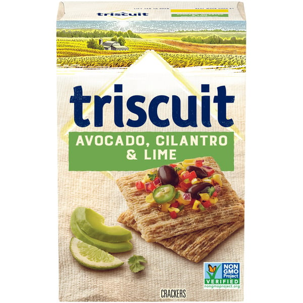 Crackers Triscuit Avocado, Cilantro & Lime Whole Grain Wheat Crackers hero