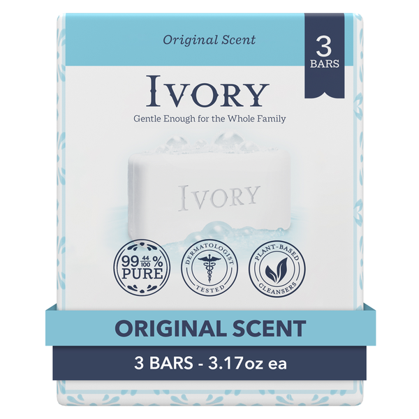 Bath & Body Ivory Bar Soap Notes of Aloe hero