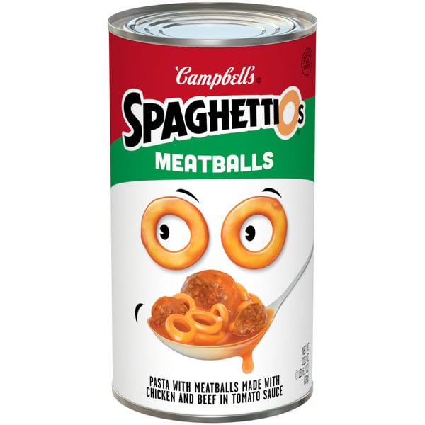 Instant Foods Campbell's Canned Pasta, Meatballs hero