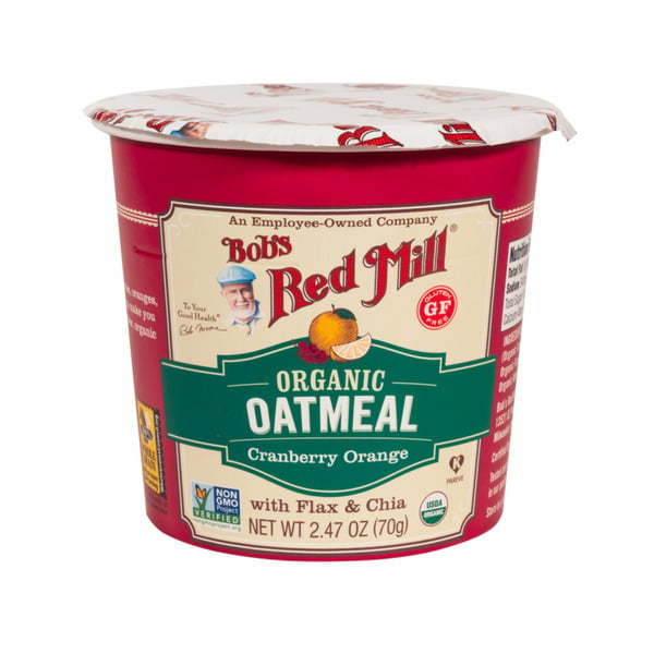 Juice & Nectars Bob's Red Mill Oatmeal Cup, Cranberry Orange, Gluten Free, Organic hero