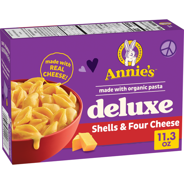 Instant Foods Annie's Deluxe Shells and Four Cheese hero