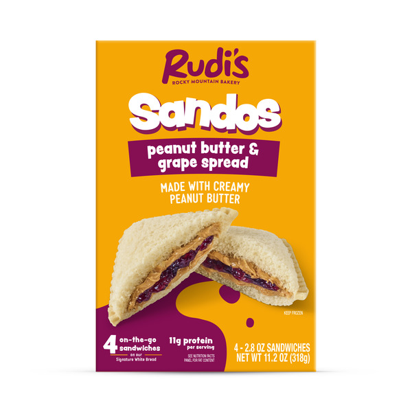 Candy & Chocolate Rudi's Peanut Butter & Grape Spread Sandos hero