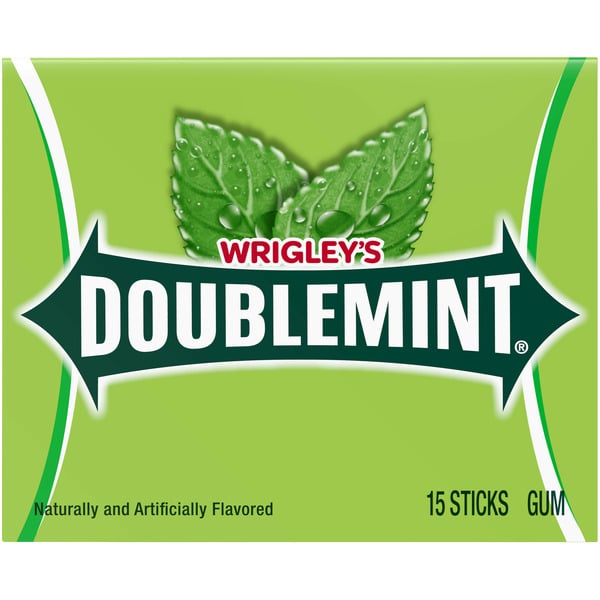 Mint & Gum Doublemint Mint Gum Chewing Gum Stick Pack hero