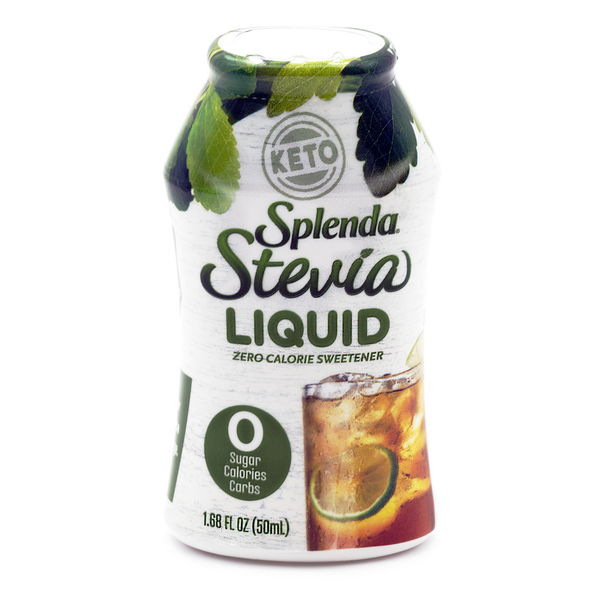 Sugars & Sugar Substitutes Splenda Sweetener, Zero Calorie, Stevia, Liquid hero