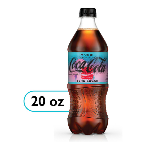 Soft Drinks Coca Cola Zero Sugar Y3000 Soda Bottle hero