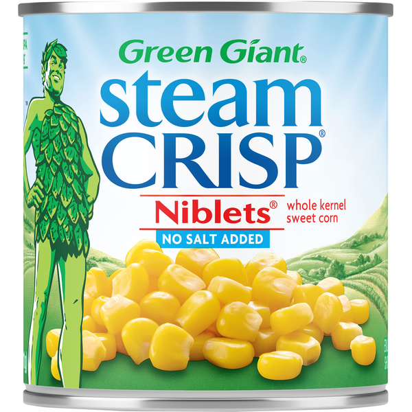 Canned & Jarred Vegetables Green Giant SteamCrisp Niblets Whole Kernel Sweet Corn hero