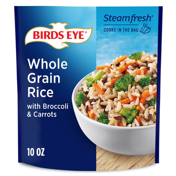 Frozen Meals Birds Eye Steamfresh Whole Grain Rice with Broccoli and Carrots Frozen Rice hero