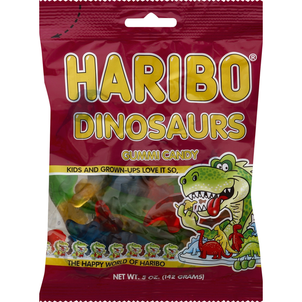 Candy & Chocolate HARIBO Gummi Candy, Dinosaurs hero