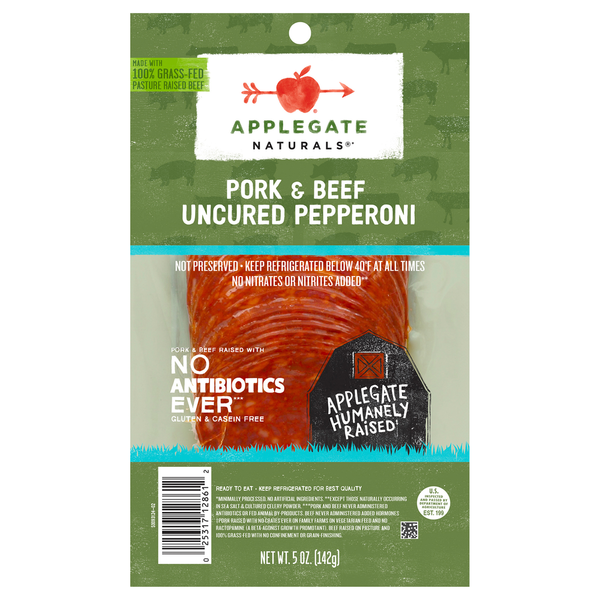 Lunch Meat Applegate Naturals  Natural Pepperoni hero