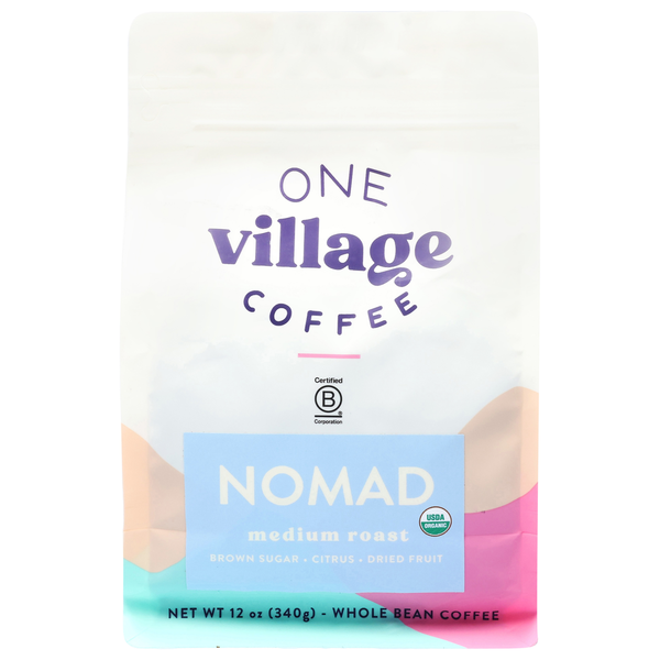 Coffee One Village Coffee Coffee, Whole Bean, Medium Roast, Nomad hero