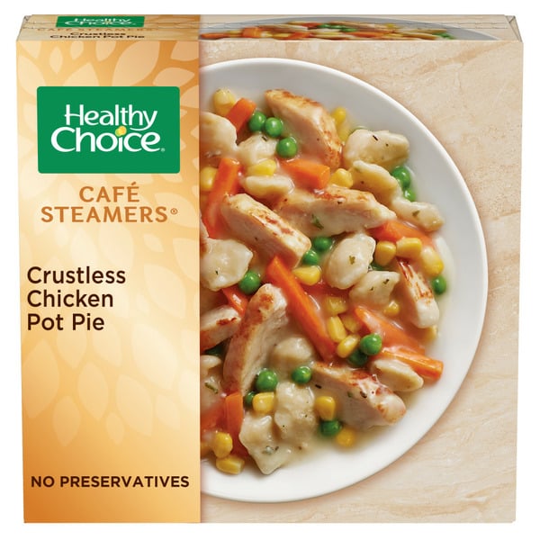 Frozen Meals Healthy Choice Café Steamers Crustless Chicken Pot Pie Frozen Meal hero