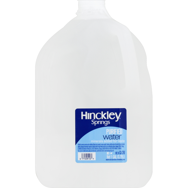 Water, Seltzer & Sparkling Water Hinckley Springs Water, Purified hero