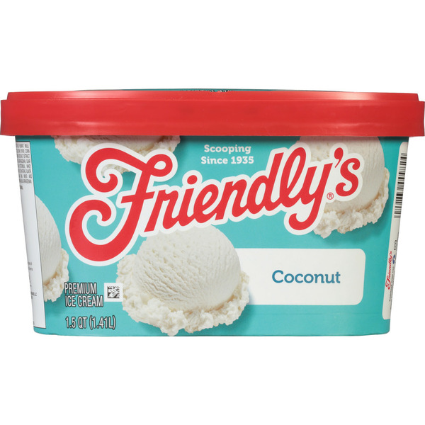 Ice Cream & Toppings Friendly's Rich and Creamy Coconut Ice Cream hero