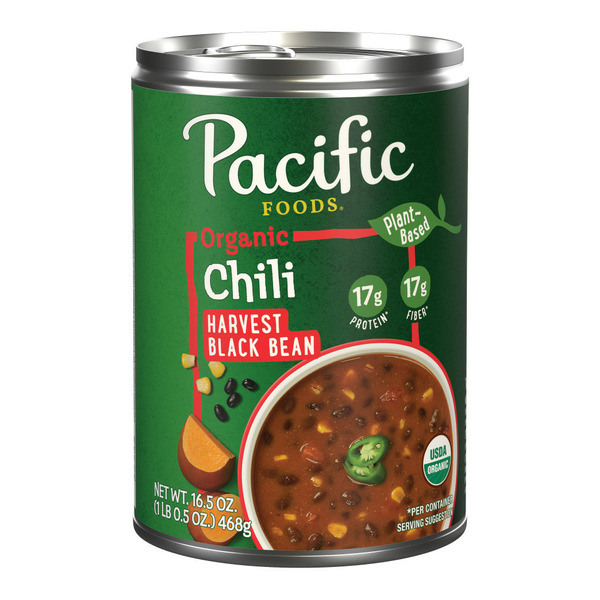 Soup, Broth & Bouillon Pacific Foods Organic Harvest Black Bean Chili hero