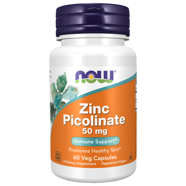 Vitamins & Supplements NOW Zinc Picolinate Capsules hero