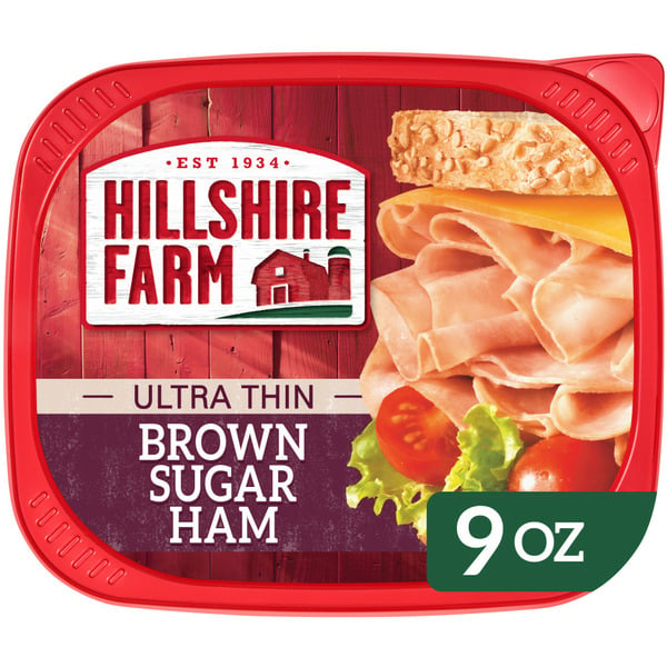 Packaged Lunch Meat Hillshire Farm Ultra Thin Sliced Lunchmeat, Brown Sugar Ham hero