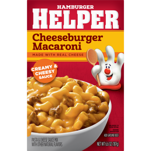 Hamburger Helper Cheeseburger Macaroni, Creamy & Cheesy Sauce hero