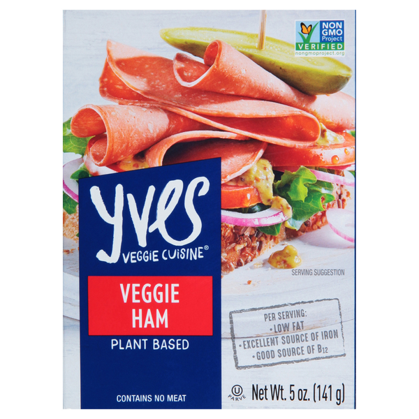 Tofu & Meat Alternatives Yves Veggie Cuisine Veggie Ham, Plant Based hero